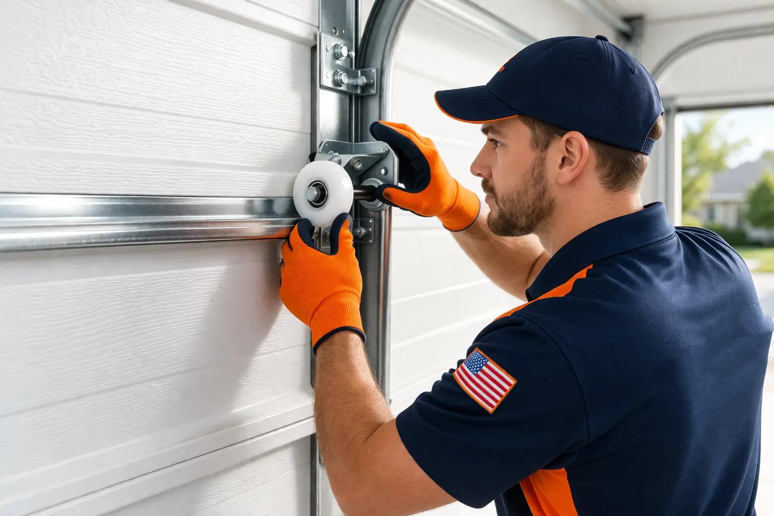 Professional garage door roller replacement - AK Garage Door Service