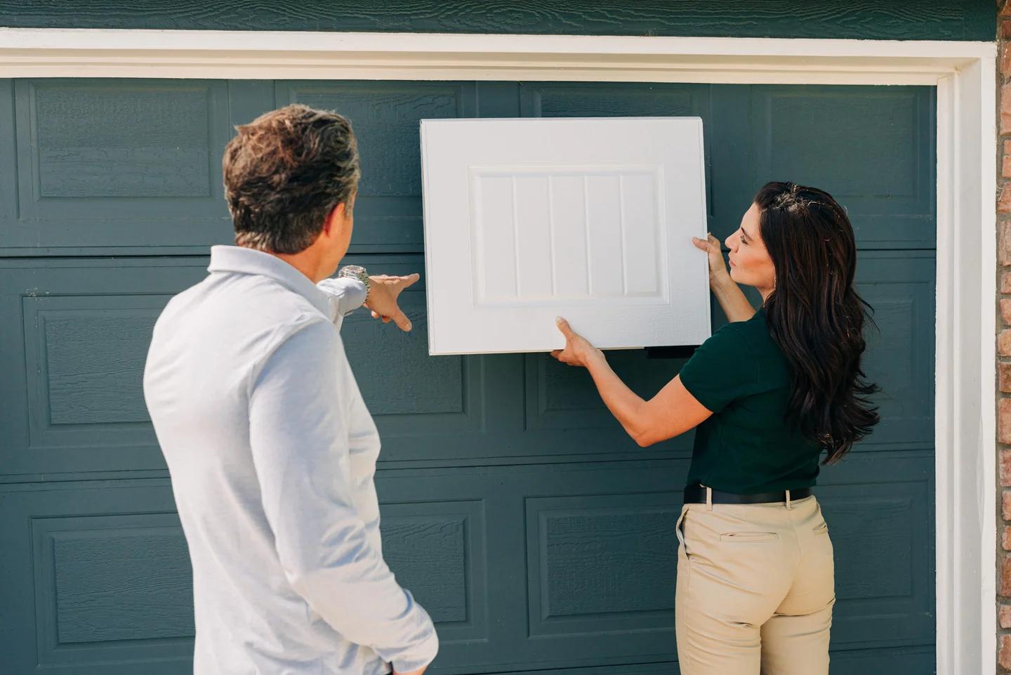 Professional garage door panel replacement - AK Garage Door Service