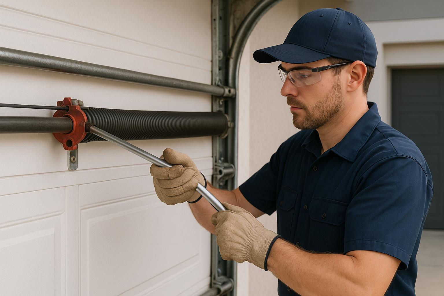 Professional torsion spring replacement - AK Garage Door Service