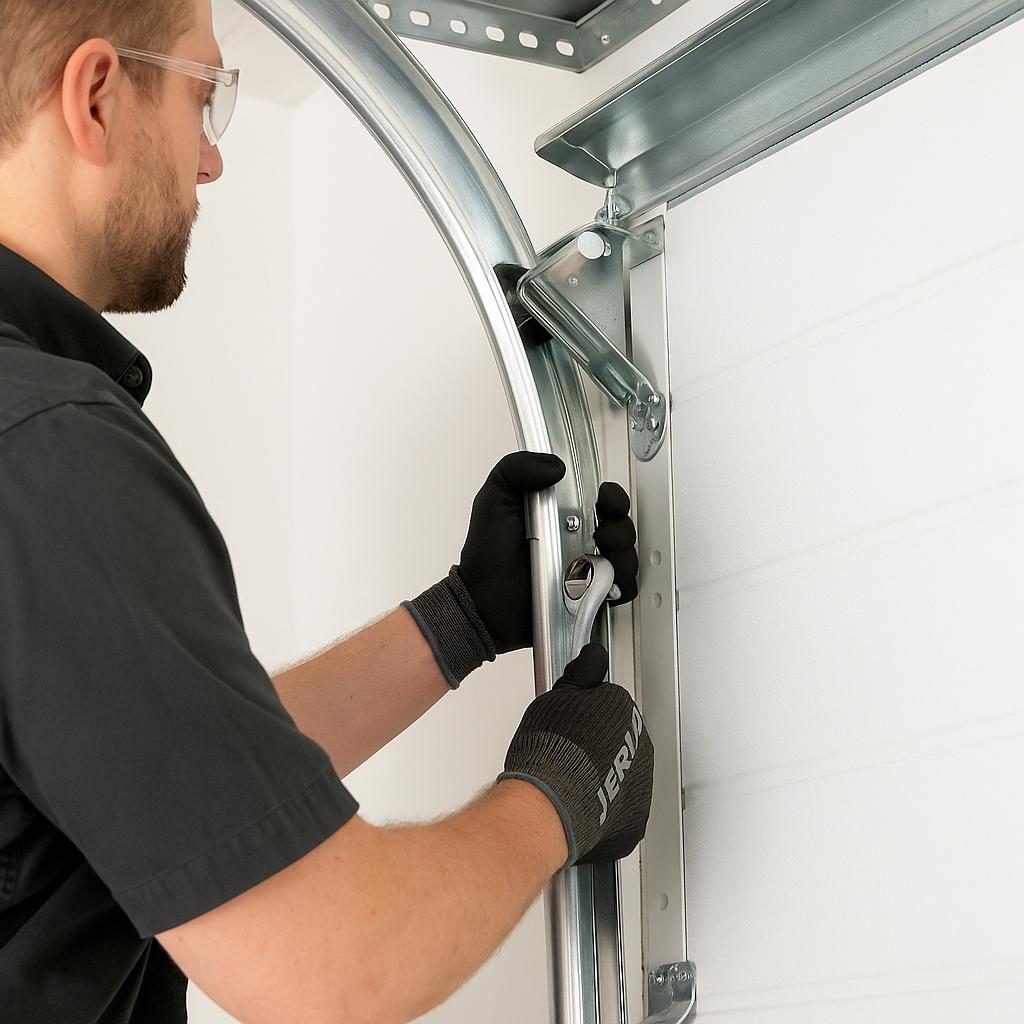 Garage door track repair services - AK Garage Door Service