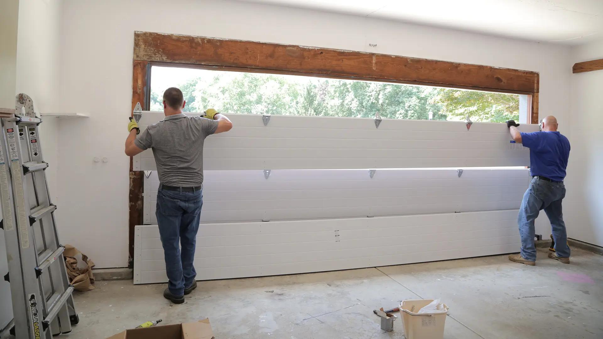 Garage door panel replacement services - AK Garage Door Service
