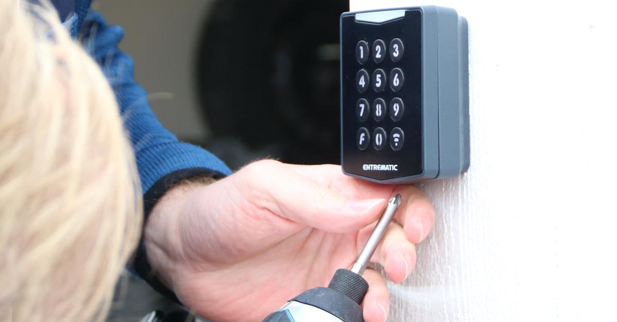 Garage door keypad installation services - AK Garage Door Service