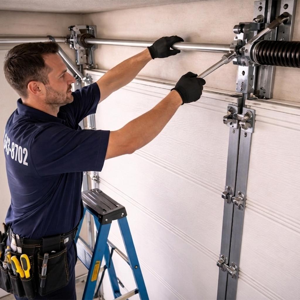 Garage door balance and adjustment services - AK Garage Door Services