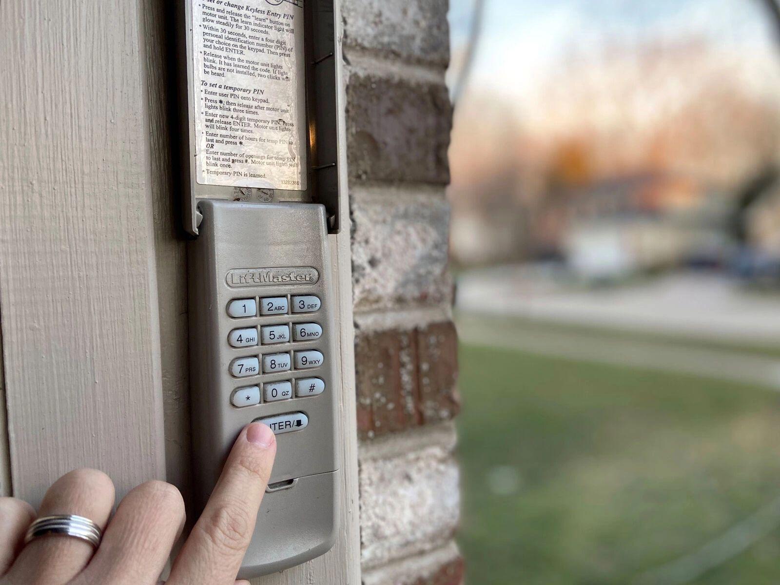Quality garage door keypad installation craftsmanship - AK Garage Door Service