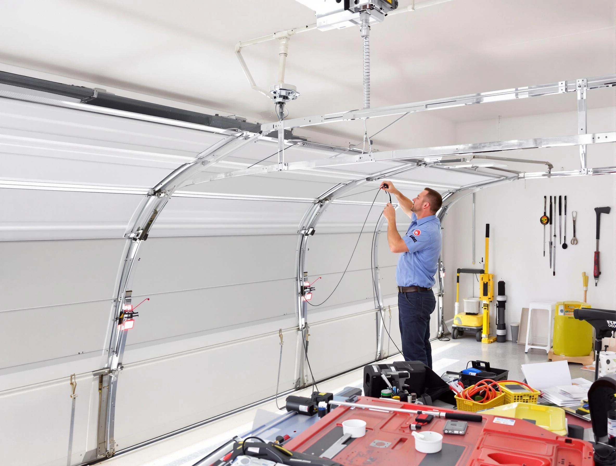 Quality garage door cable repair and replacement craftsmanship - AK Garage Door Service